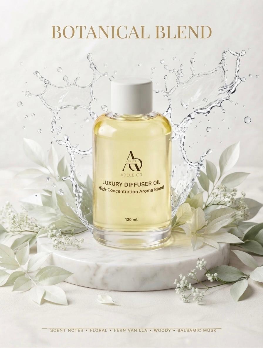 Adele Or diffuser oil 120ml bottle — botanical home fragrance
