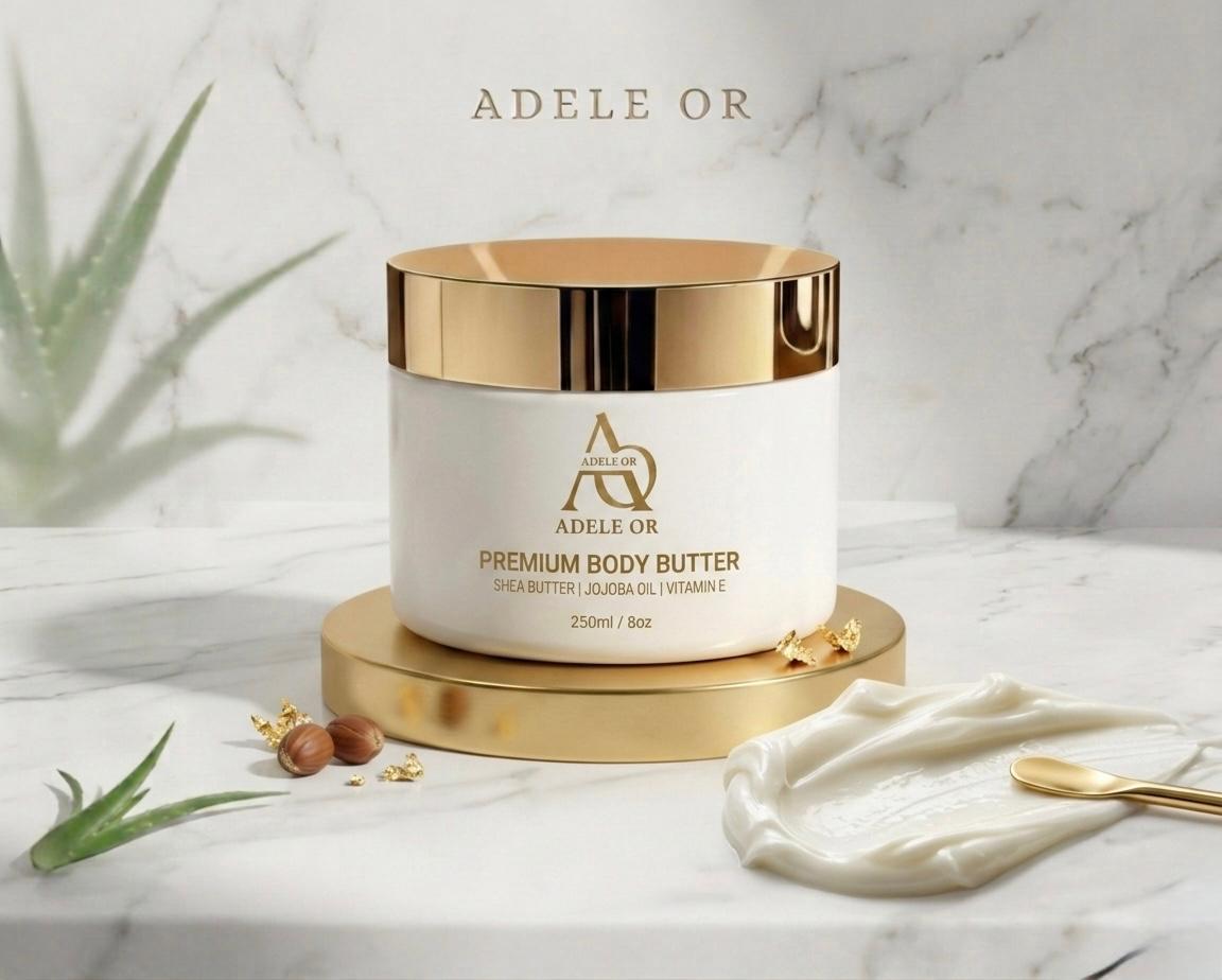 Adele Or Premium Body Butter — Shea Butter, Jojoba Oil, Vitamin E