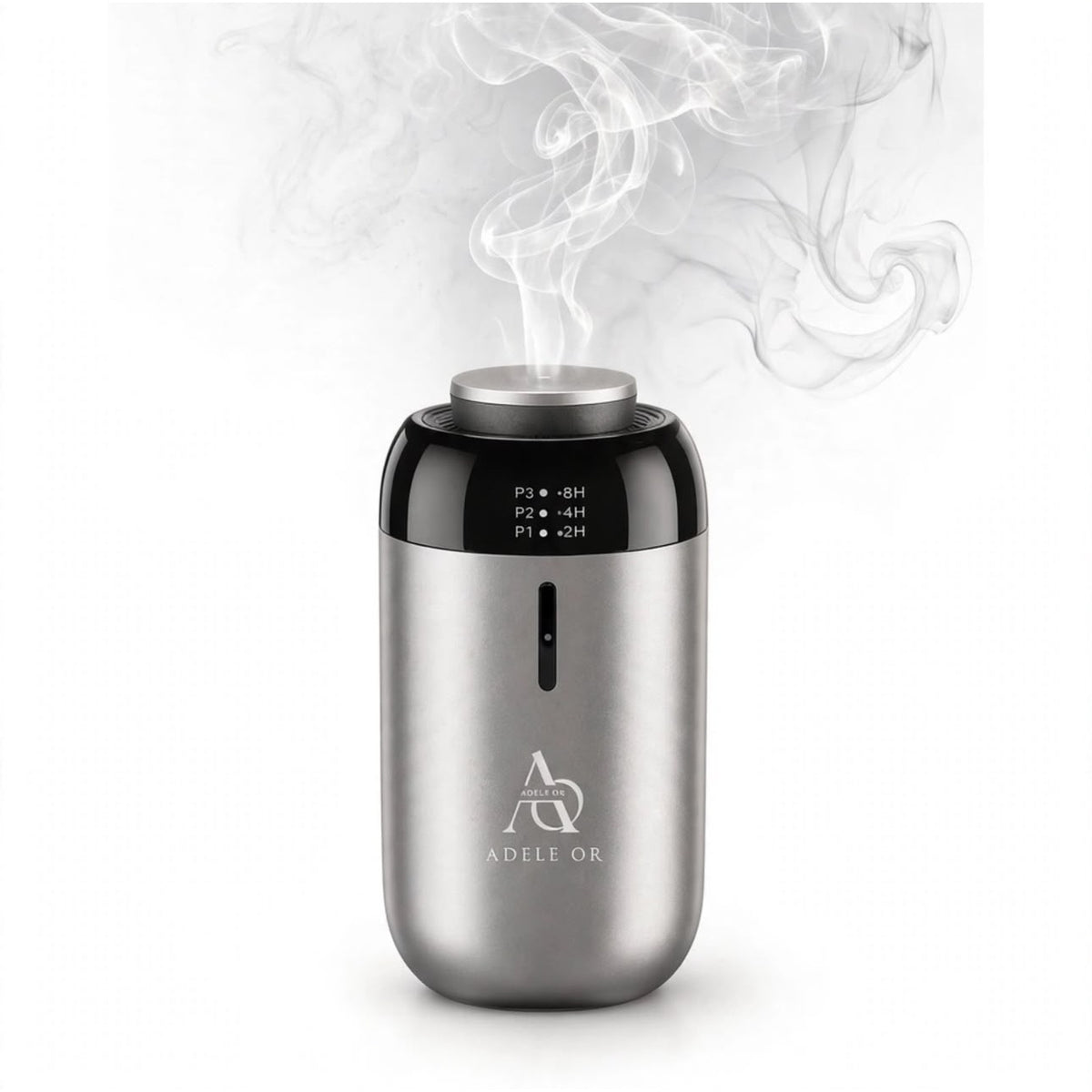 Adele Or A16 car scent diffuser — cordless nebulizing diffuser, silver