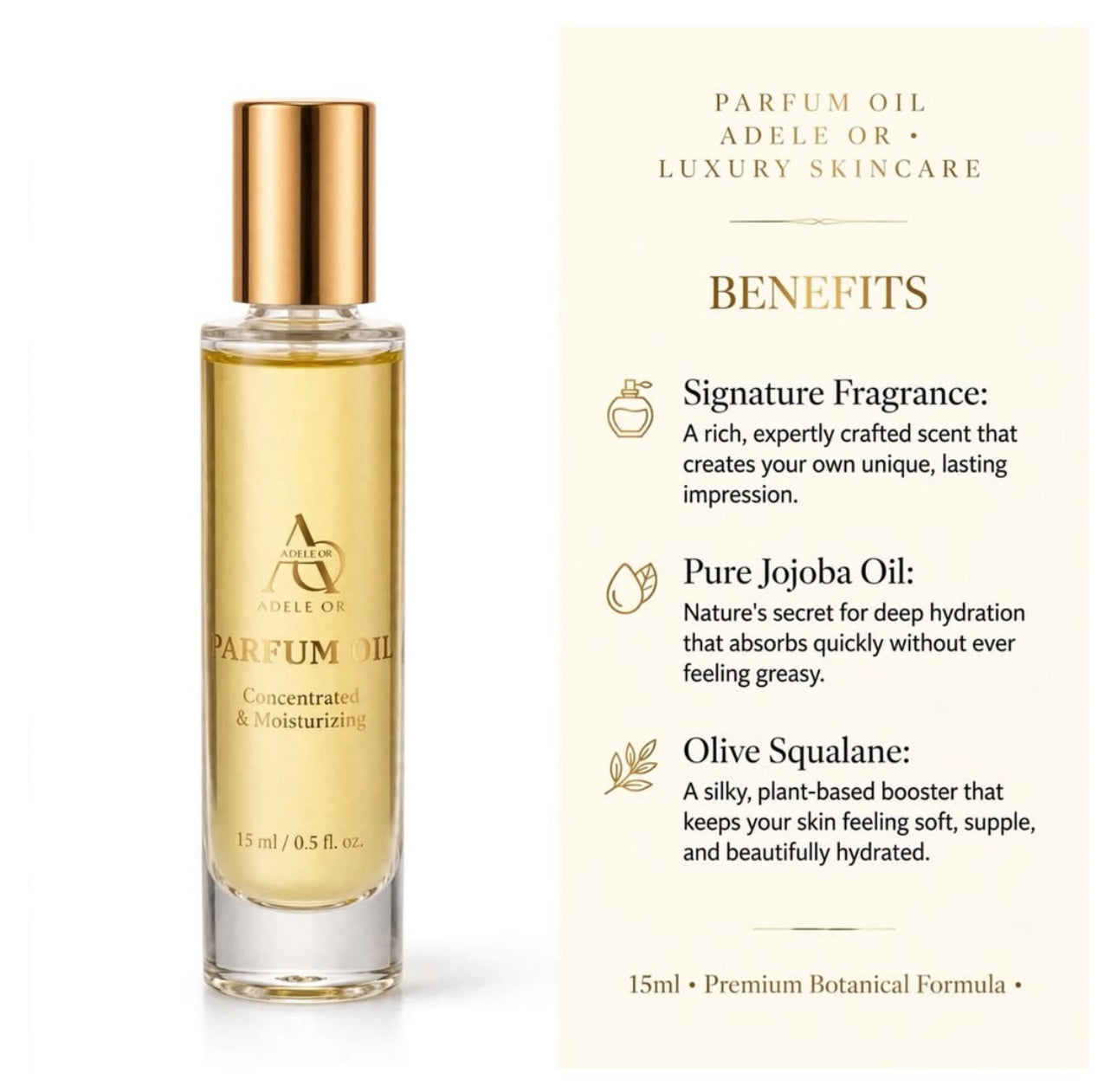 Adele Or Parfum Oil benefits (15ML)